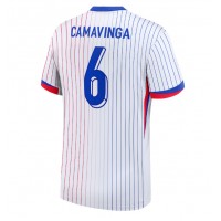 Echipament fotbal Franţa Eduardo Camavinga #6 Tricou Deplasare European 2024 maneca scurta